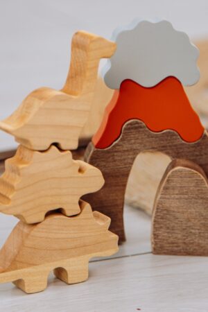 Children Creative Building Blocks Unique Cake Topper Montessori Toys Birthday Gift For Kids Nursery Decor Baby Wooden Toys Tractor With Name