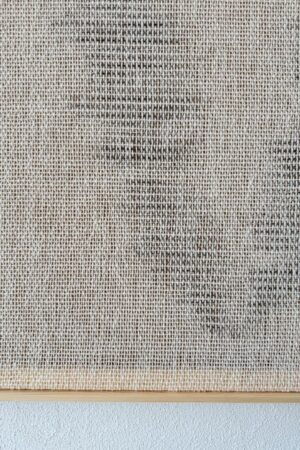 Elegant Boho Wall Decoration – Square Framed Wool Tapestry – Woven Wall Hanging – Minimalist Boho Decor – Natural Handwoven Art – Japandi